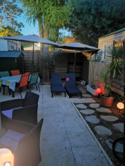 Mobil Home Bungalow 6 Personnes Villeneuve Loubet Plage Marina Baie Des Anges Bagian luar foto