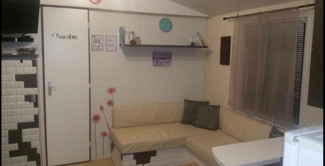 Mobil Home Bungalow 6 Personnes Villeneuve Loubet Plage Marina Baie Des Anges Bagian luar foto